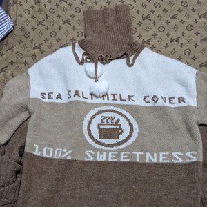 oversize coffee sweater